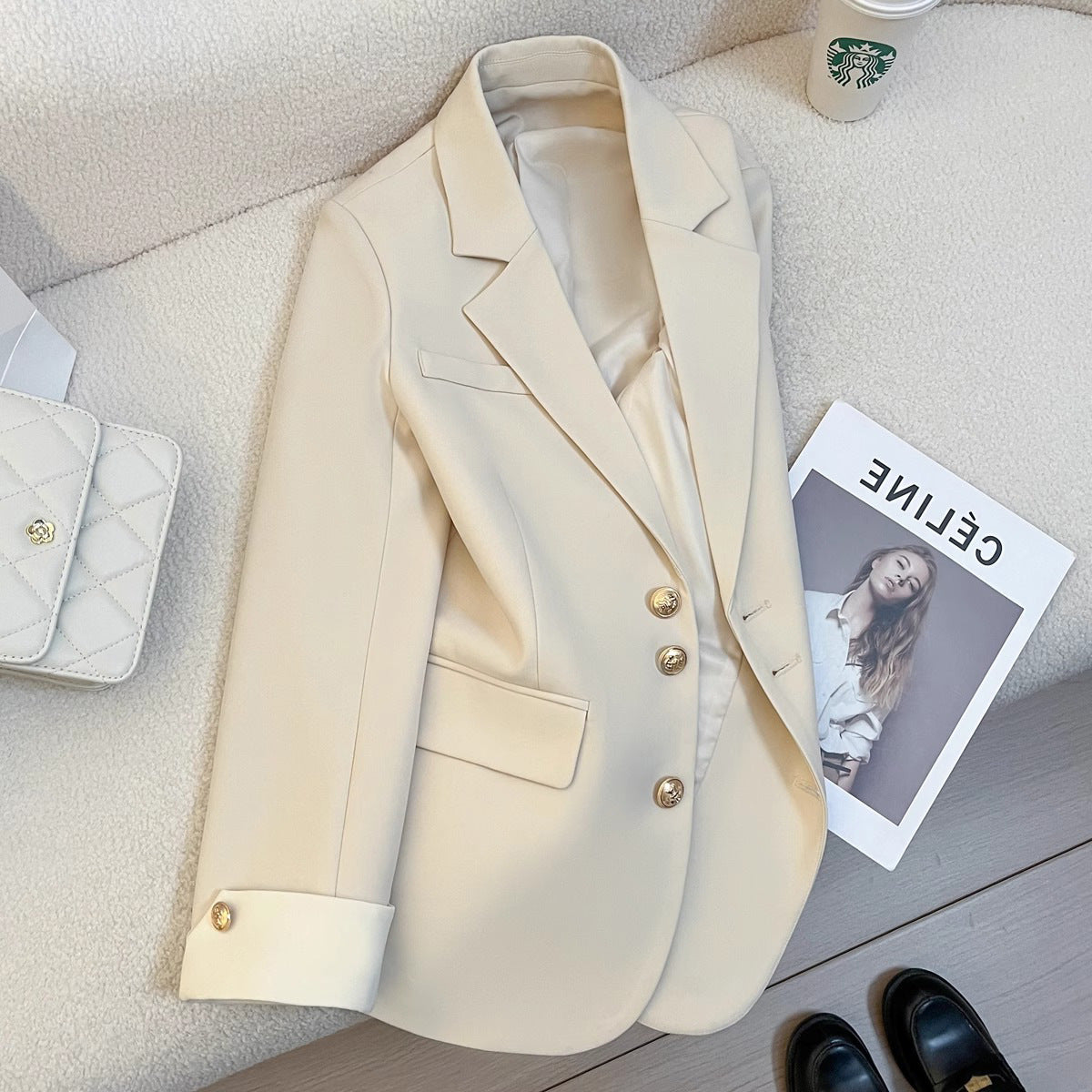 Coat For Women Korean Style Sense Of Design Minority Fashion Temperament Commute