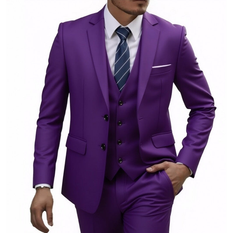 European And American Men's New Business Casual Suit Set
