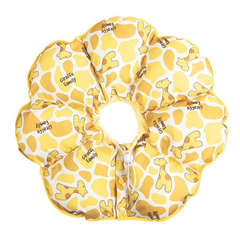 Anti-licking And Anti-scratching Cute Sun Flower Headgear Collar